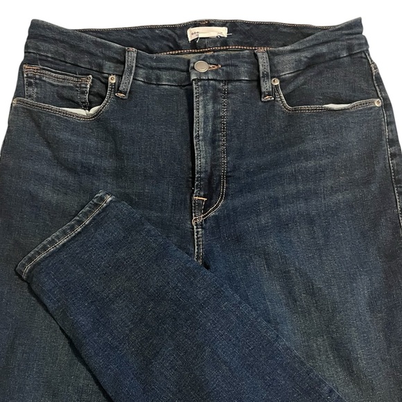 Good American Good Legs High Rise Skinny Jeans Super Stretch- Dark Blue - Picture 7 of 15